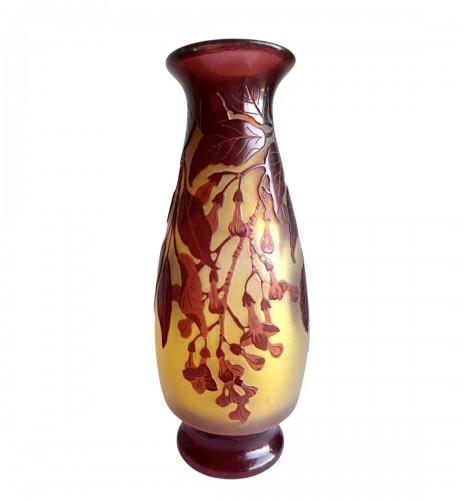 Gallé - Vase aux glycines