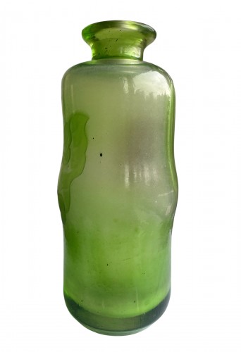 Désiré Christian Frères et fils, Meisenthal - Vase aux Courgettes - 