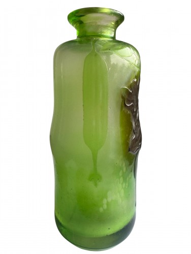  - Désiré Christian Frères et fils, Meisenthal - Vase aux Courgettes