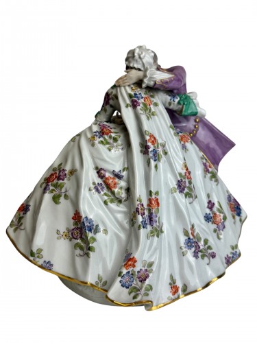 Meissen Porcelain group of lovers - 