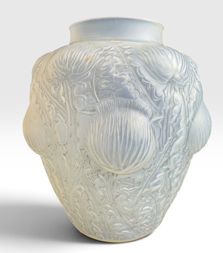 René Lalique - Vase « Domrémy » - Verrerie, Cristallerie Style Art Déco