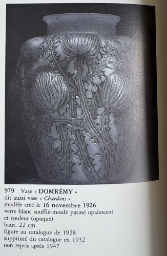 René Lalique - Vase « Domrémy » - Art Déco