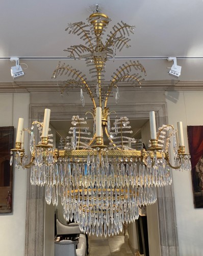 Imporant chandelier, maison Baguès - Lighting Style Restauration - Charles X