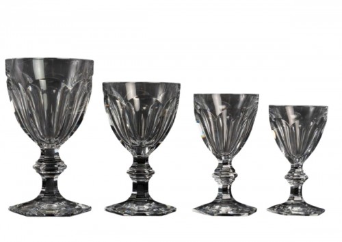 Baccarat 'Harcourt' pattern drinking service for 12
