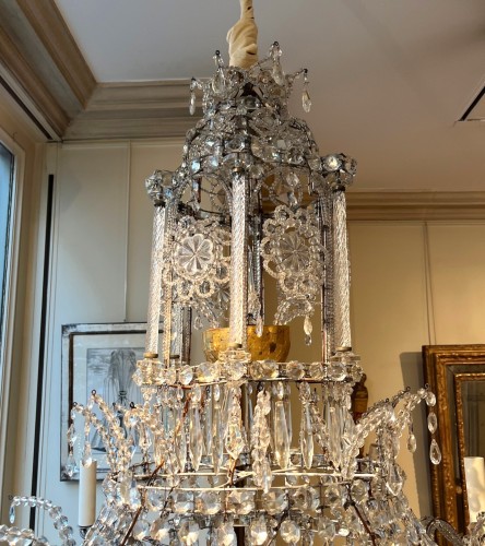 Lighting  - Spanish 18th century 6 lights chandelier
