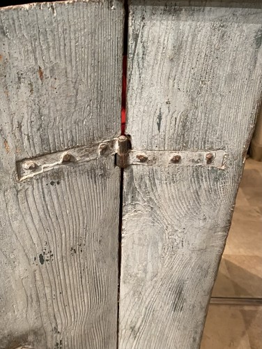 Buffet italien (crédence) 17ème en bois peint - Louis XIII