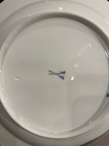 Art Déco - Blue And White Meissen Porcelain Dinner Service, "onion" Pattern