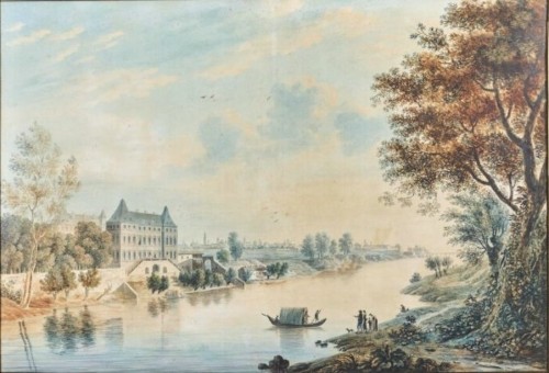 18th century - Set of 4 landscapes, France 18th century