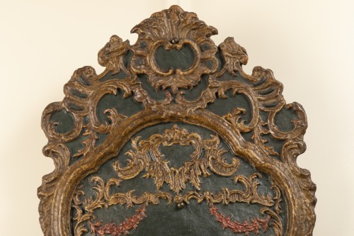  - Paire d'appliques en papier maché, Italie XVIIIe siècle