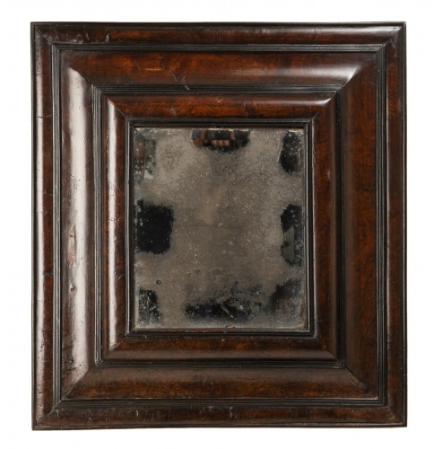 Miroir en bois de placage, Hollande 17e siècle