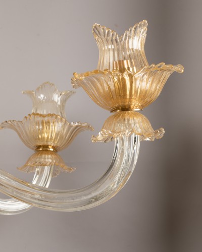 Lustre en verre de Murano , 1960 - Luminaires Style Années 50-60