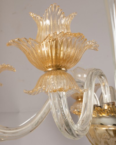 Lustre en verre de Murano , 1960 - Années 50-60