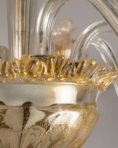 Années 50-60 - Lustre en verre de Murano , 1960