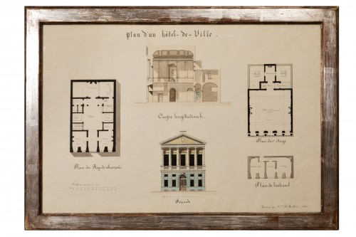 Dessin d'Architecture 19e Siècle