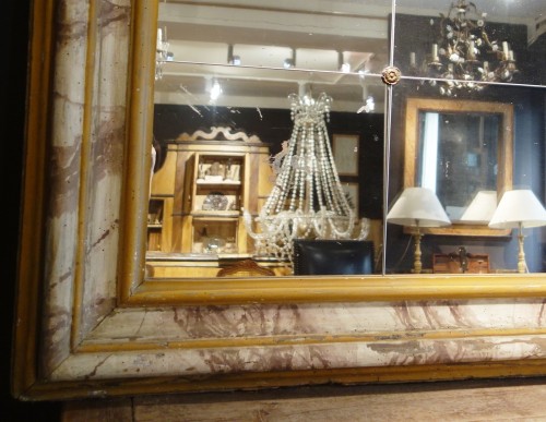 Très grand miroir, Italie 17e siècle - AJ Antiquités