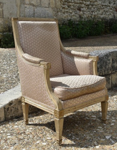 Sièges Fauteuil & Bergère - Paire de bergères Louis XVI estampillées Nadal