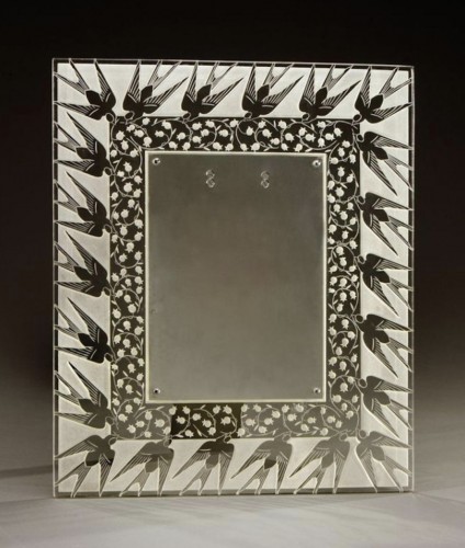 René Lalique (1860-1945) - Cadre rectangulaire - Verrerie, Cristallerie Style 