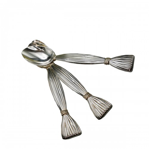 Hermès Paris - "Moisson" Silver Plated Cutlery Set
