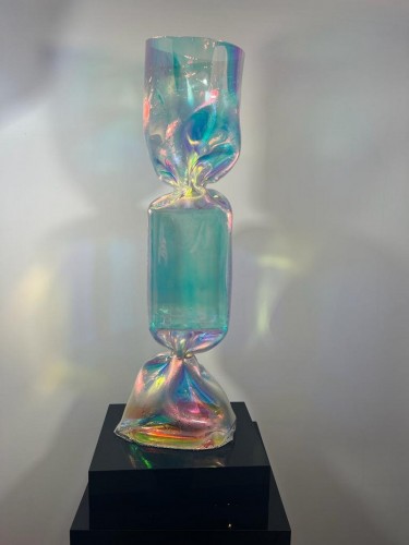 Laurence Jenkell - «Jenk» Irise Radiant Candy Wrapping - Sculpture Style 
