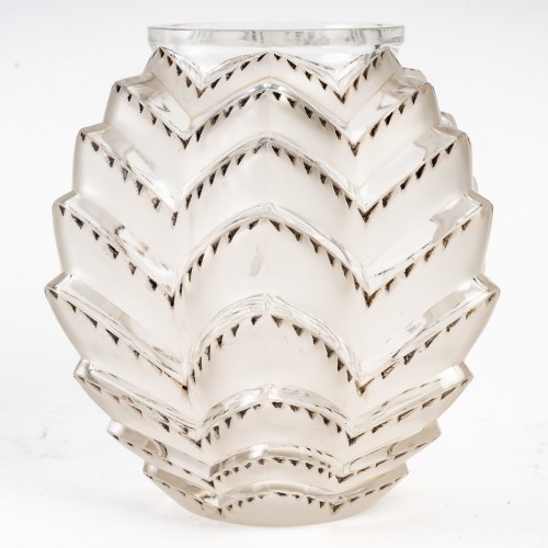 René Lalique - &quot;Soustons&quot; Vase - Glass & Crystal Style 