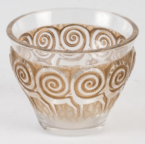Rene Lalique - Vase Rennes 1933 - Verrerie, Cristallerie Style 