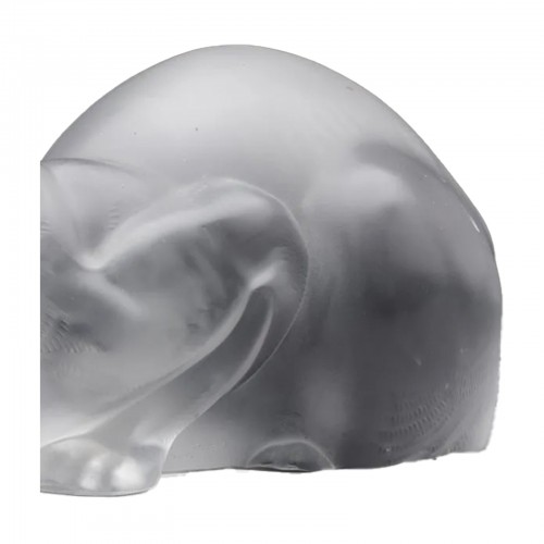 Maison Lalique - Pair of Reclining Cat - 