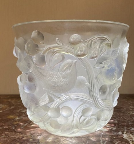 Glass & Crystal  - René Lalique - &quot;Avallon&quot; Vase 1927