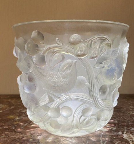 Verrerie, Cristallerie  - René Lalique - Vase "Avallon" 1927