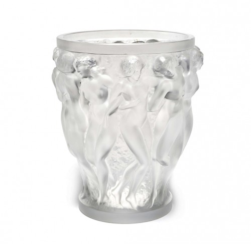 Lalique France - &quot;Bacchantes&quot; Vase - 