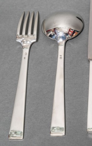 Antique Silver  - Jean Tétard - Cutlery set in sterling silver