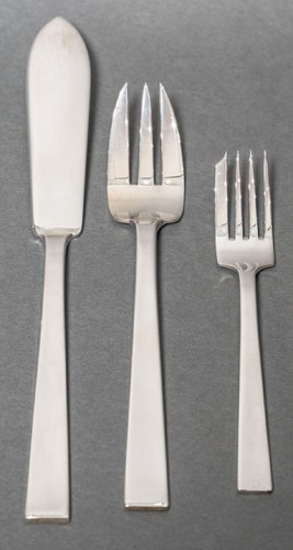 Jean Tétard - Cutlery set in sterling silver - 
