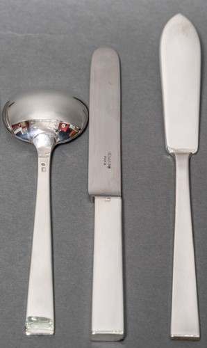  - Jean Tétard - Cutlery set in sterling silver