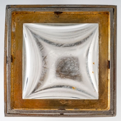 Lucien Falize - Paire de flacons en argent massif et cristal circa 1905 - 