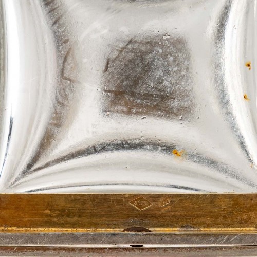  - Lucien Falize - Paire de flacons en argent massif et cristal circa 1905
