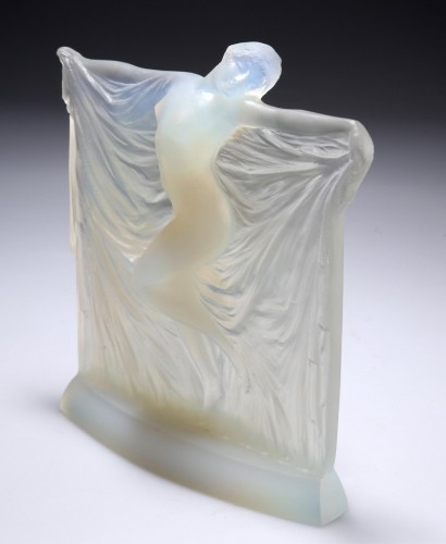 René Lalique (1860-1945) - Thaïs ou Suzanne, statuette en Verre opalescent,1925 - Verrerie, Cristallerie Style 