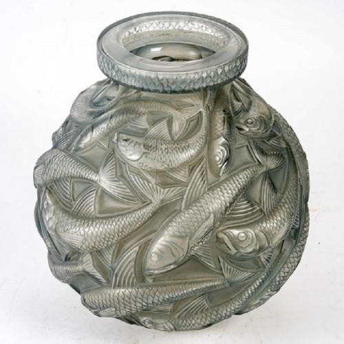René Lalique - Vase "Salmonidés" 1928 - Alexia Say