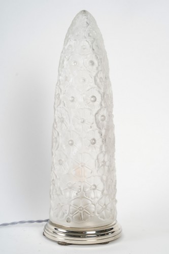 René Lalique - Veilleuse ou cache ampoule du modèle "Véronique"   - Luminaires Style 