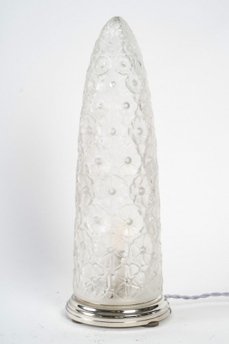 Luminaires Lampe - René Lalique - Veilleuse ou cache ampoule du modèle "Véronique"  