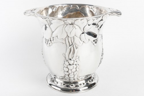 Jean Serriere -  Pair Of Silver Coolers Circa 1925 - 