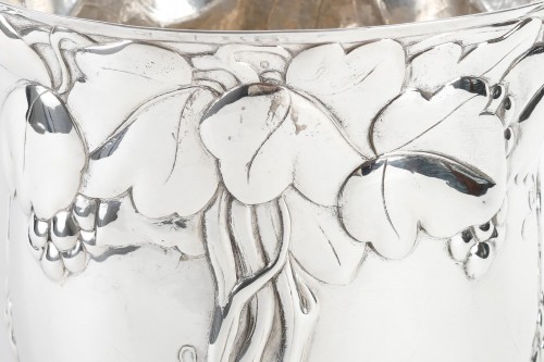 Jean Serriere -  Pair Of Silver Coolers Circa 1925 - Art Déco