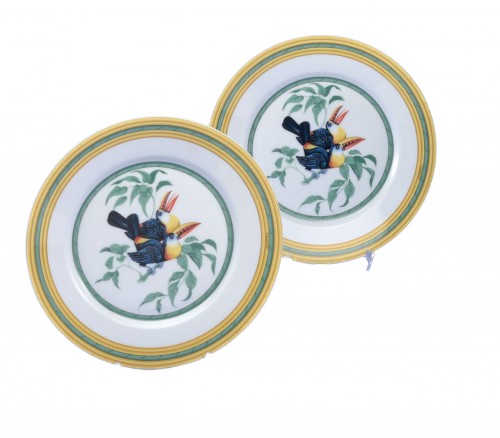 silverware & tableware  - Hermès -  &quot;Les Toucans&quot; Tea set