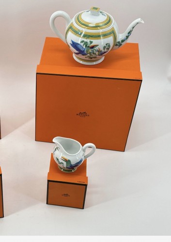 20th century - Hermès -  &quot;Les Toucans&quot; Tea set