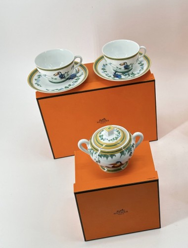 Hermès -  &quot;Les Toucans&quot; Tea set - 