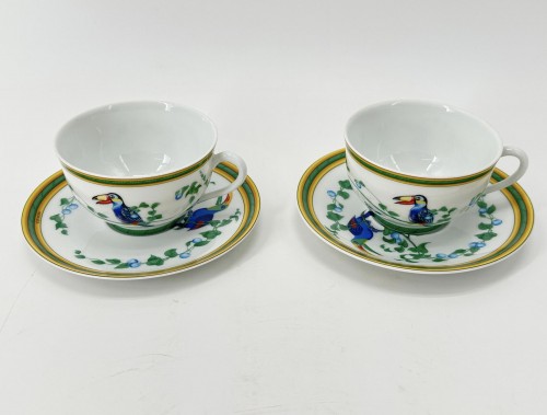  - Hermès -  &quot;Les Toucans&quot; Tea set