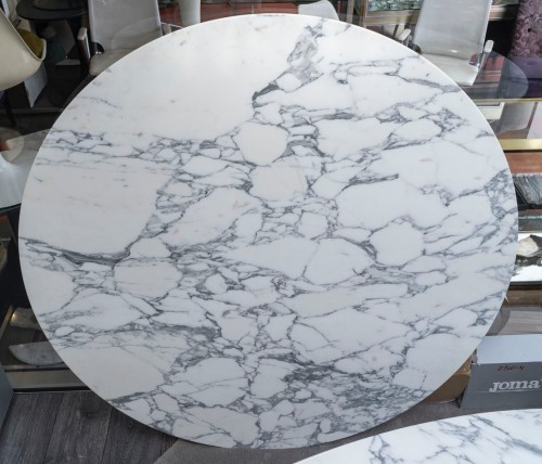 20th century - Eero Saarinen (1910-1961) - Knoll Oval table 198 cm, Arabescato, circa 199