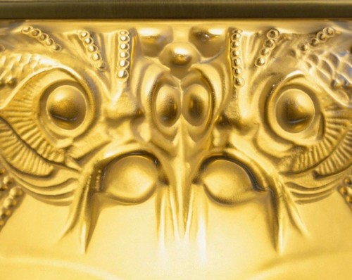 René Lalique - Cube décoratif Masque de femme  - Alexia Say