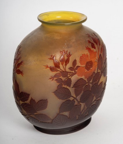 E Gallé -  Petit vase boule - Alexia Say