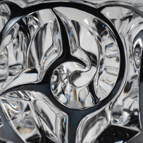 Verrerie, Cristallerie  - Lalique - Vase Tourbillons