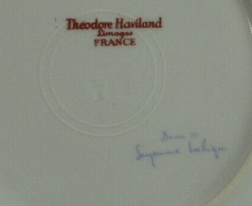 1925 Suzanne Lalique &amp; Théodore Haviland, 43-piece porcelain service - silverware & tableware Style Art Déco