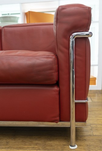 XXe siècle - Canapé 2 places - Le Corbusier, Perriand, Jeanneret pour Cassina